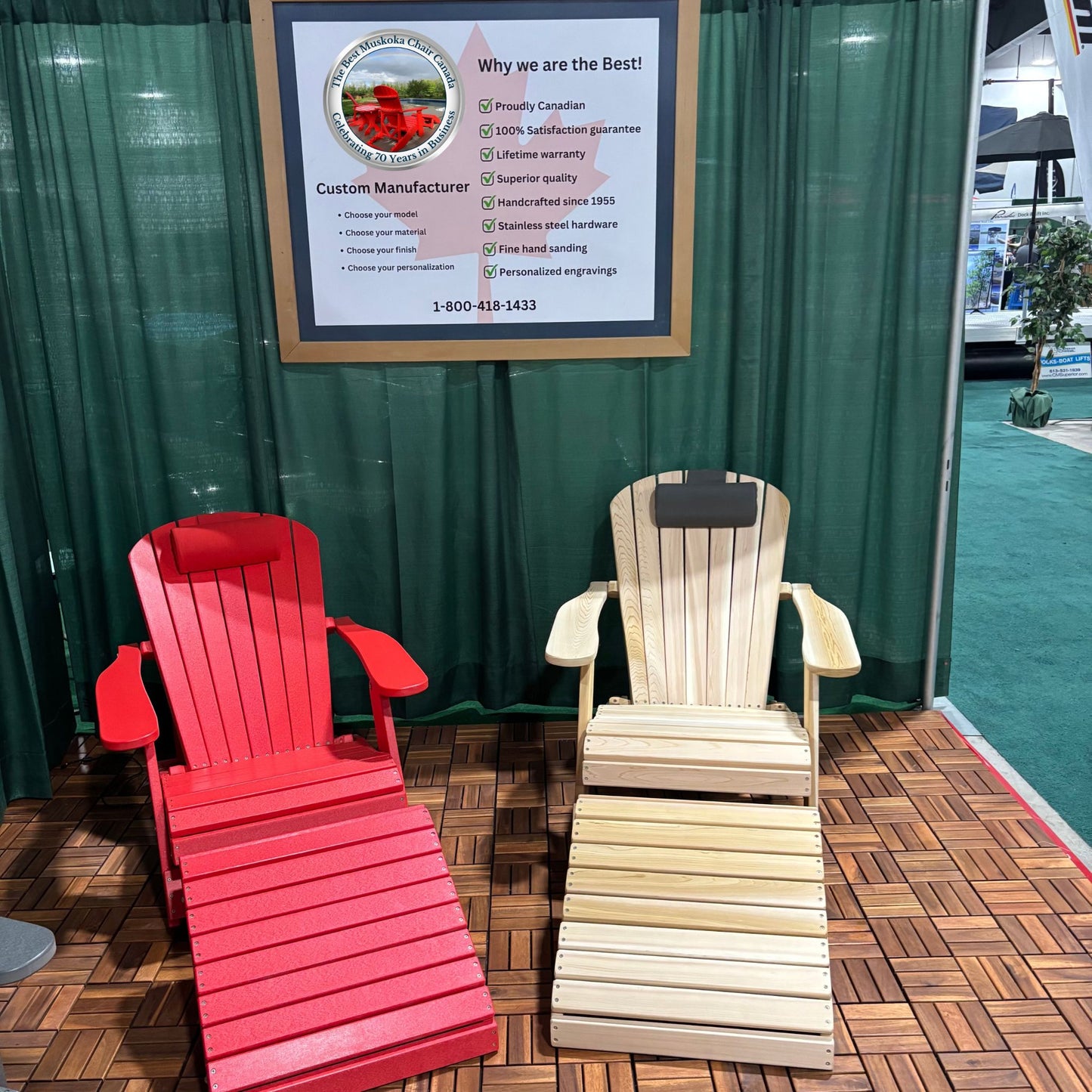 Elevated Reclining Muskoka Chair