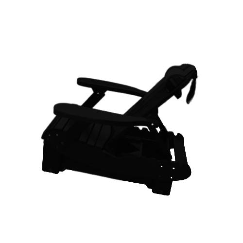 Poly-Luxe Recycled Plastic Royal Reclining Glider