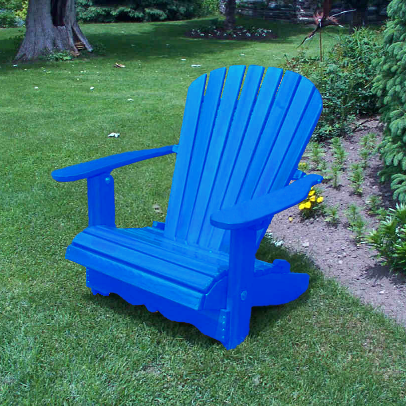 Poly-Luxe Recycled Plastic Grand Adirondack Chair (Oversized)