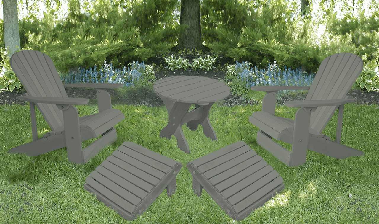 adirondack chair patio set