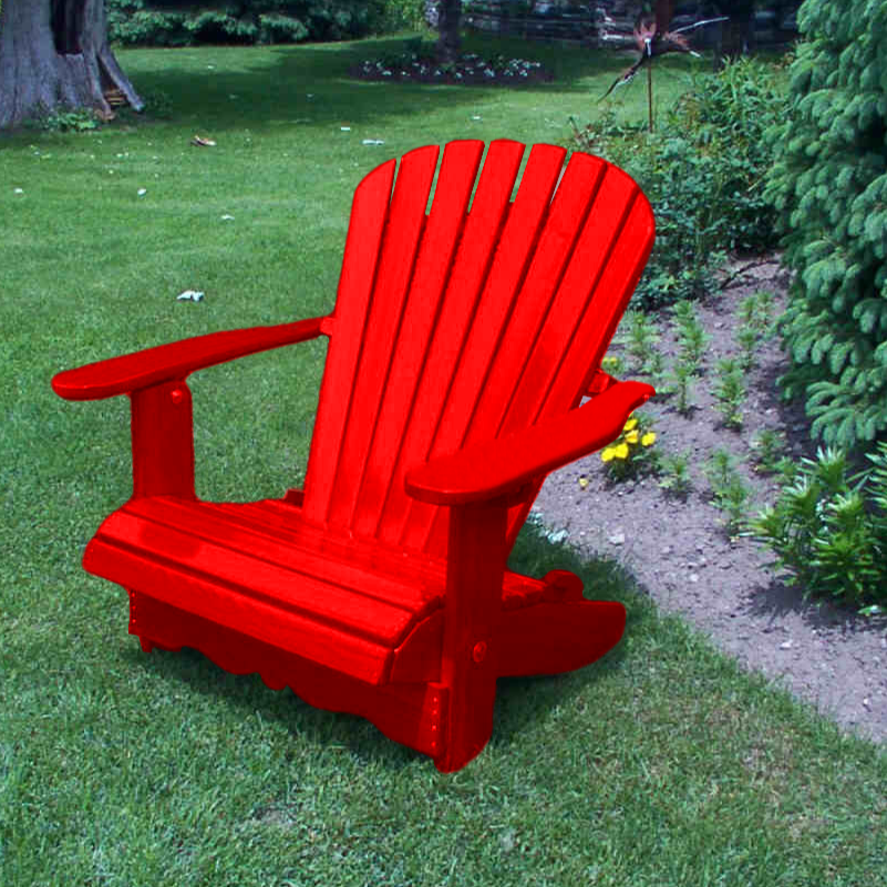 Poly-Luxe Recycled Plastic Grand Adirondack Chair (Oversized)
