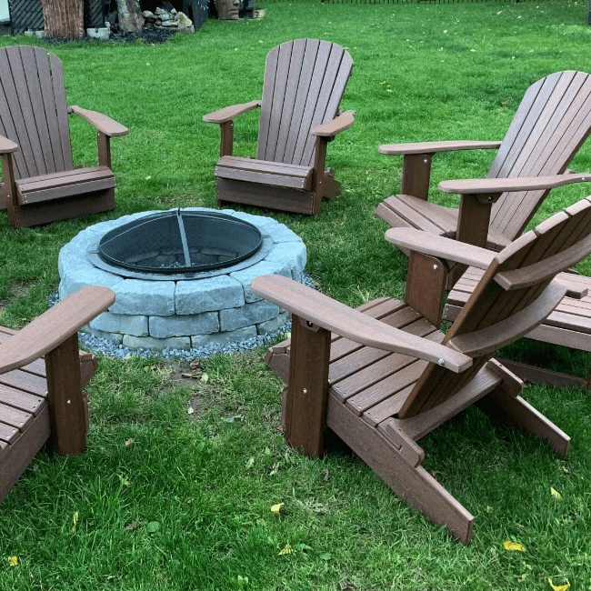 Poly-Luxe Plastic Royal Muskoka Chair