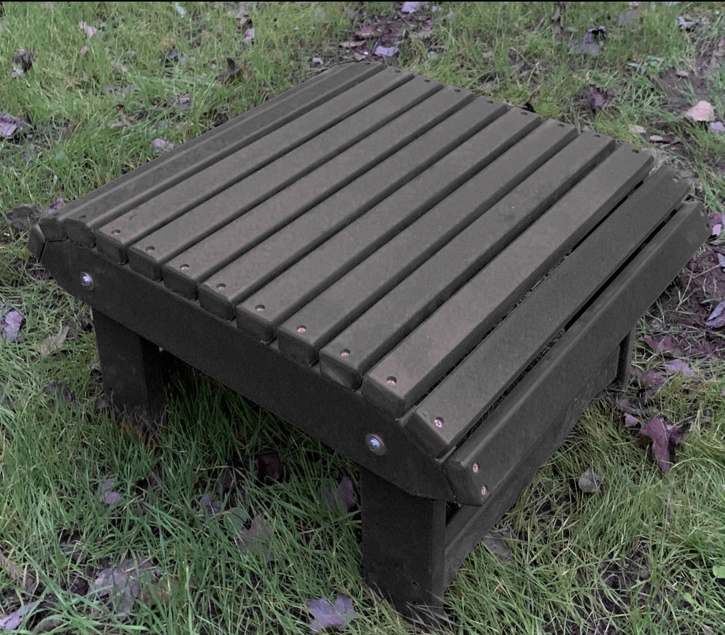Poly-Luxe Plastic Classic  2-Position Ottoman
