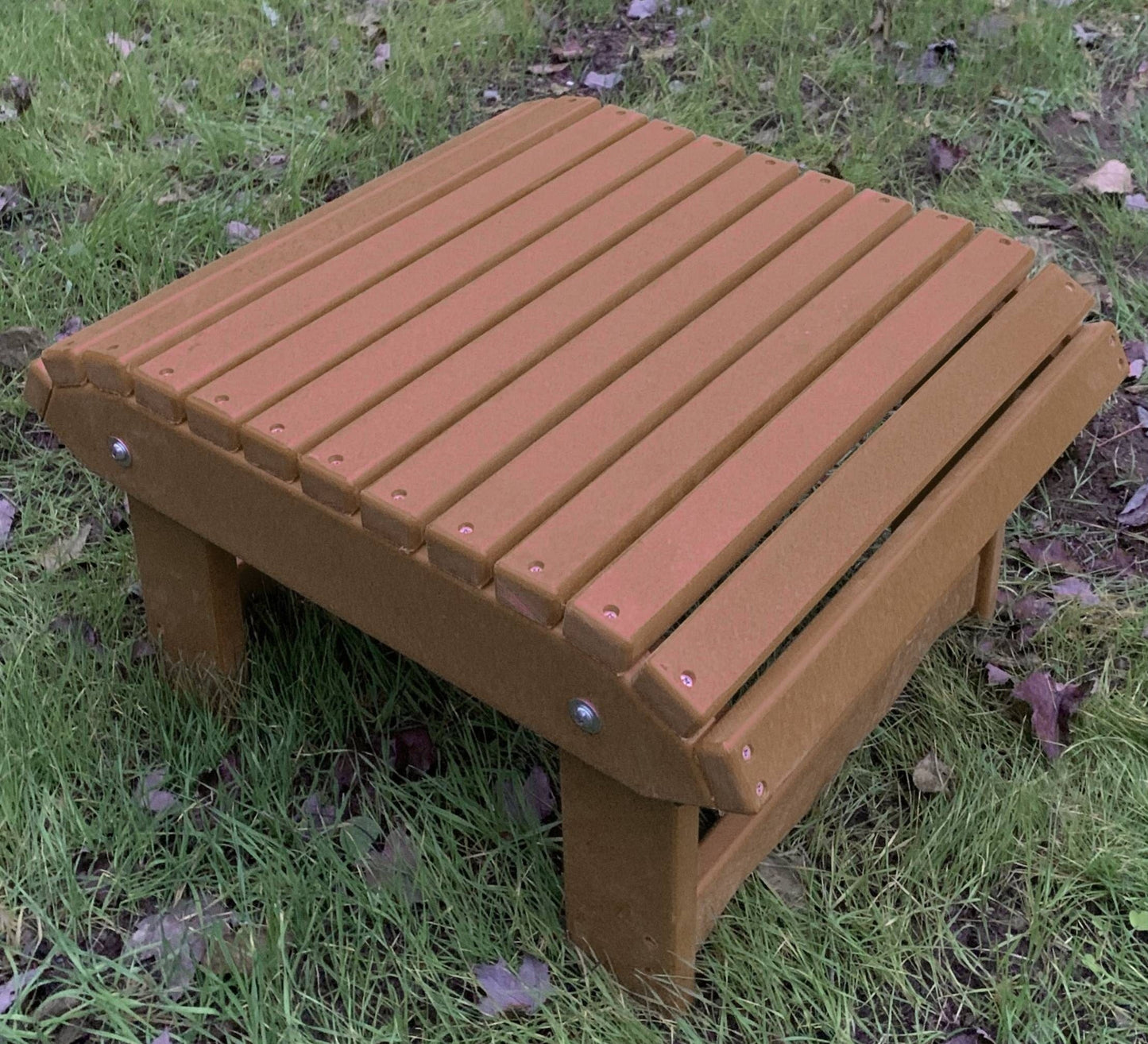 Poly-Luxe Plastic Classic  2-Position Ottoman