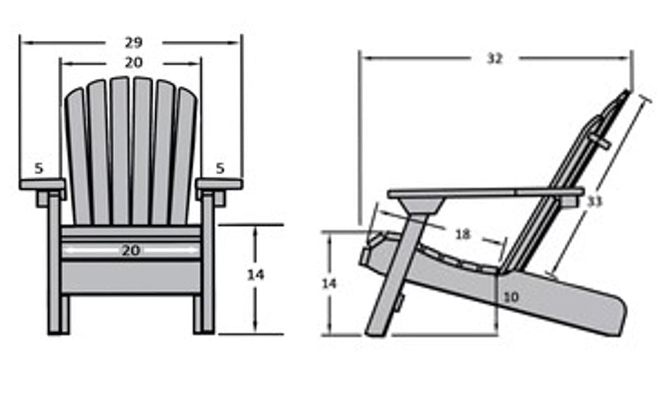 Canadiana Muskoka Kit Chair (Non-Folding)
