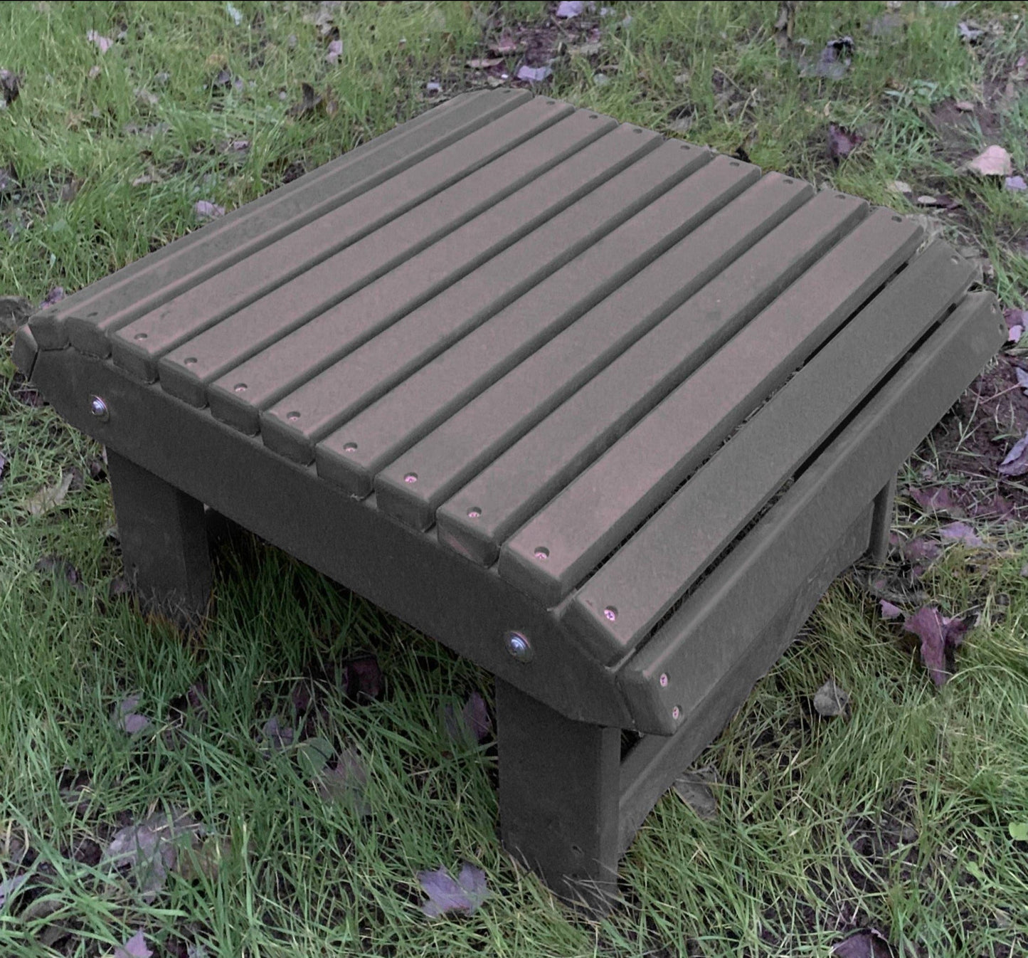 Poly-Luxe Plastic Classic  2-Position Ottoman