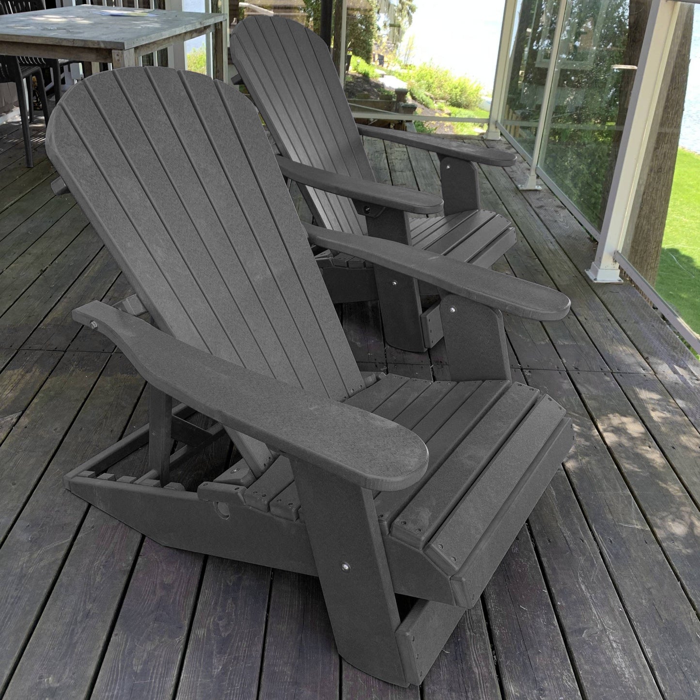 Poly-Luxe Plastic Reclining Muskoka Chair