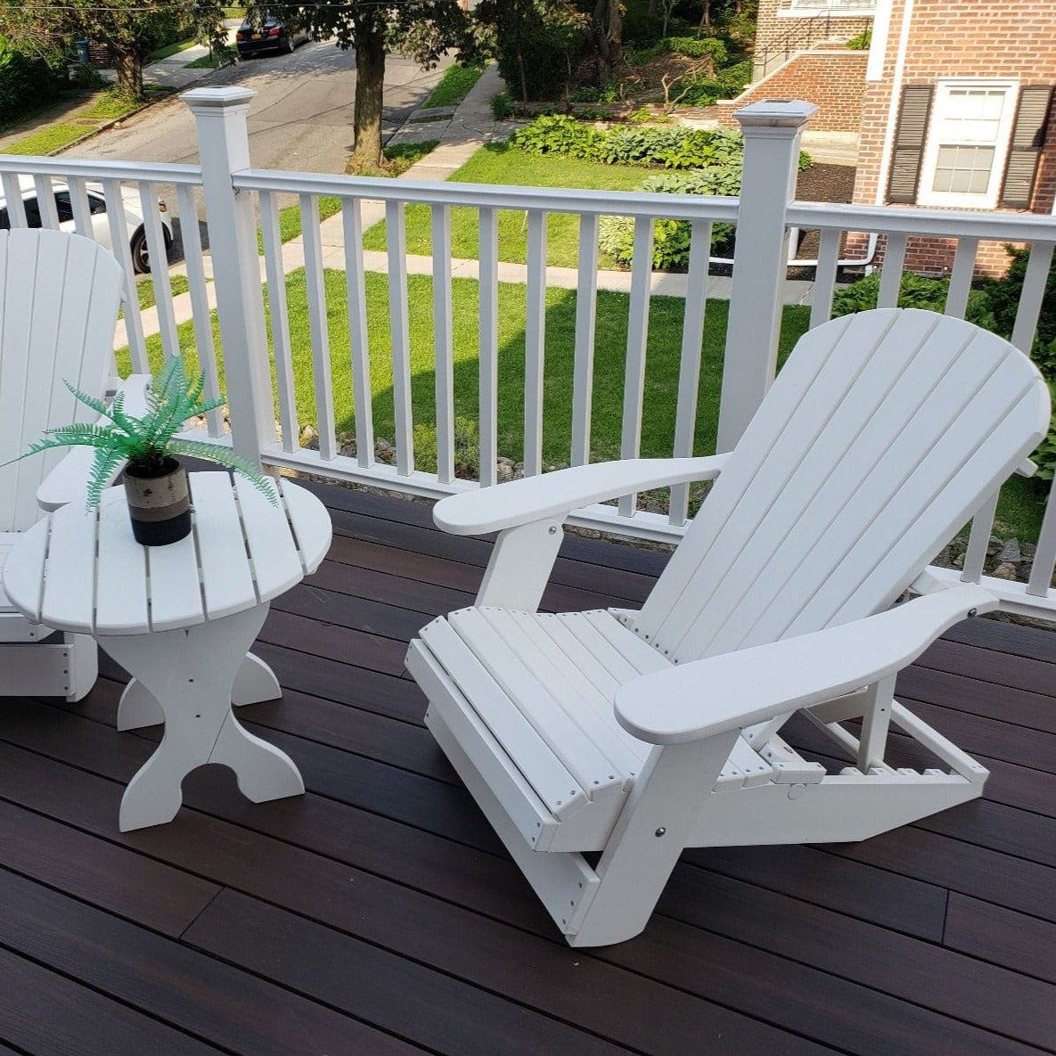 Poly-Luxe Plastic Reclining Muskoka Chair