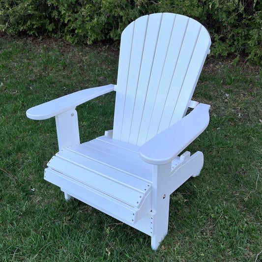 Poly-Luxe Plastic Upright Muskoka Chair