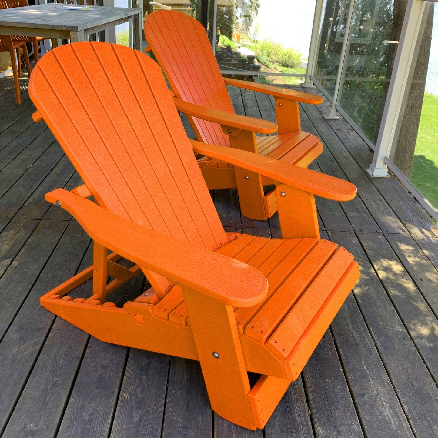 Poly-Luxe Plastic Reclining Muskoka Chair
