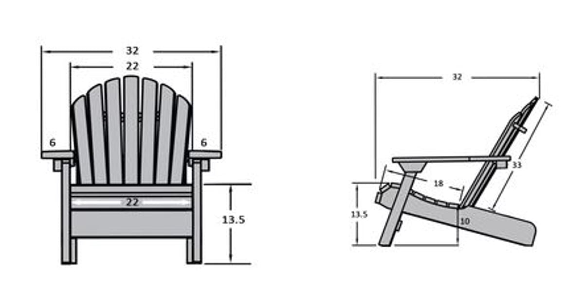 Poly-Luxe Muskoka Rocking Chair