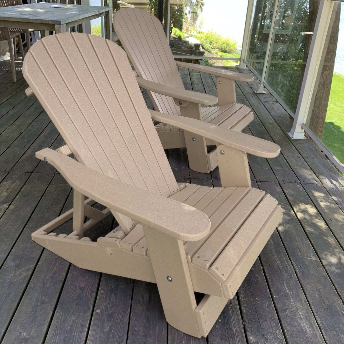 Poly-Luxe Plastic Reclining Muskoka Chair