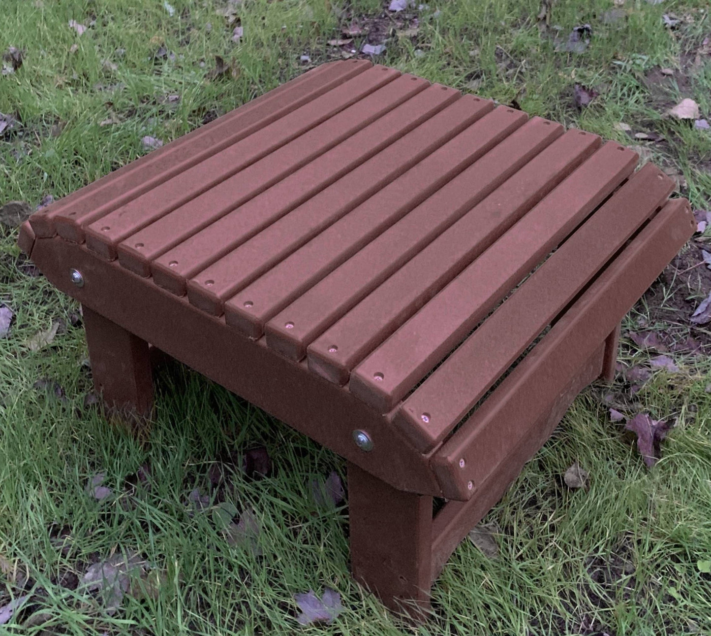 Poly-Luxe Plastic Classic  2-Position Ottoman
