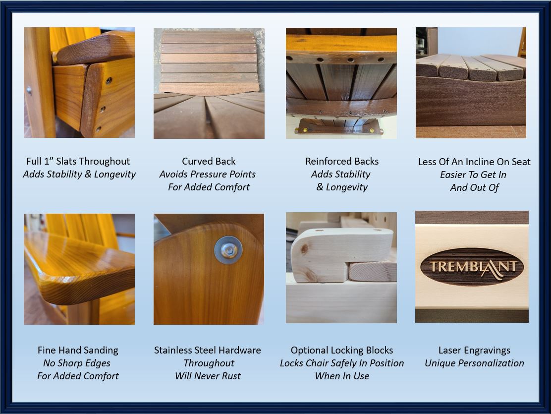 Elevated Reclining Muskoka Chair