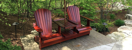 Double Muskoka Chair Assembly Instructions