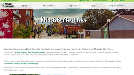 How Giant Muskoka Chairs Became North Grenville's Newest Tourist Attraction