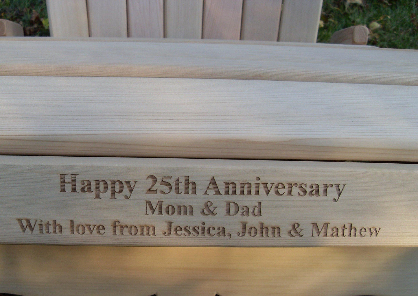 Tete-a-Tete Custom Laser Engraving - The Best Adirondack Chair Company