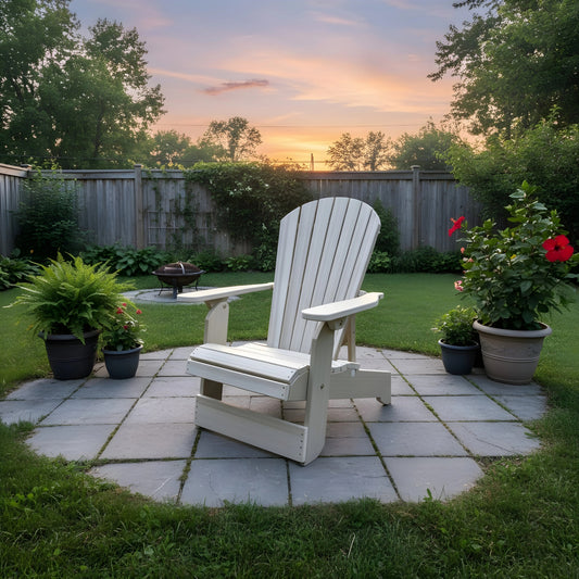 Poly-Luxe Royal Upright Reclining Muskoka Chair easiest to get in and out of (Large)