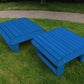 Poly-Luxe Recycled Plastic Grand 2-Position Ottoman (Oversized)