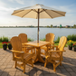 Dining Set for 4 with Pedestal Table
