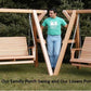 Poly-Luxe Lovers Porch Swing (Bench Only)