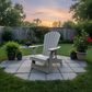 Poly-Luxe Royal Upright Reclining Muskoka Chair easiest to get in and out of (Large)