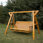 Wooden Family Porch Swing with Frame