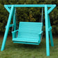 Poly-Luxe Lovers Porch Swing with Frame