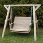 Poly-Luxe Lovers Porch Swing with Frame