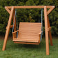 Poly-Luxe Lovers Porch Swing with Frame