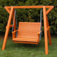 Poly-Luxe Lovers Porch Swing with Frame