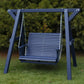 Poly-Luxe Lovers Porch Swing with Frame