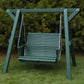 Poly-Luxe Lovers Porch Swing with Frame
