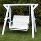 Poly-Luxe Lovers Porch Swing with Frame