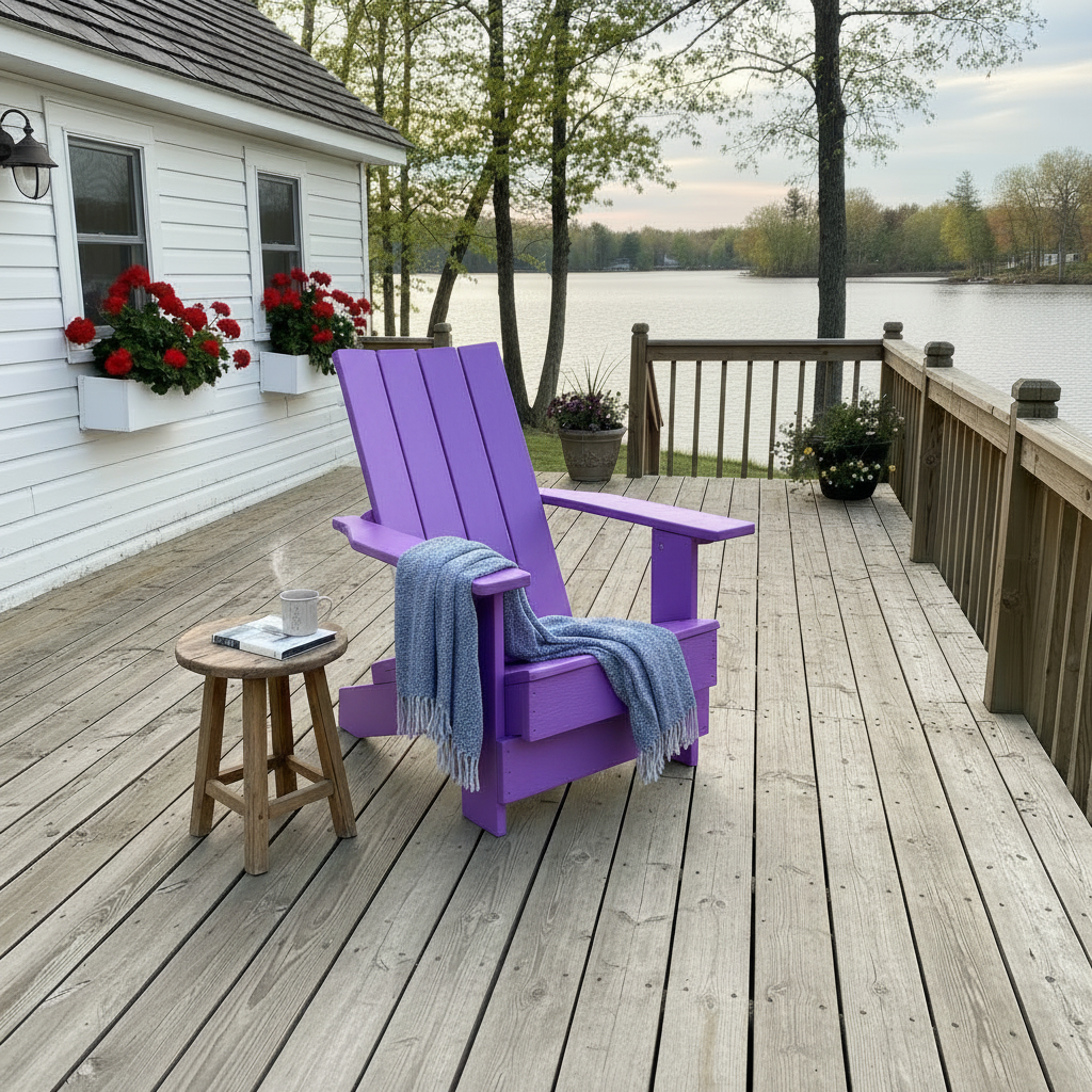 Poly-Luxe Modern Royal Muskoka Chair (Large)