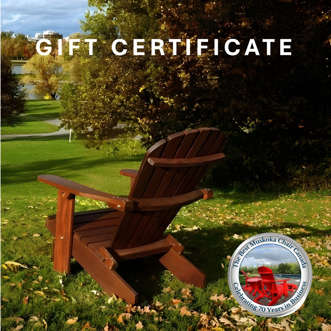 The Best Muskoka Chair Company Gift Card