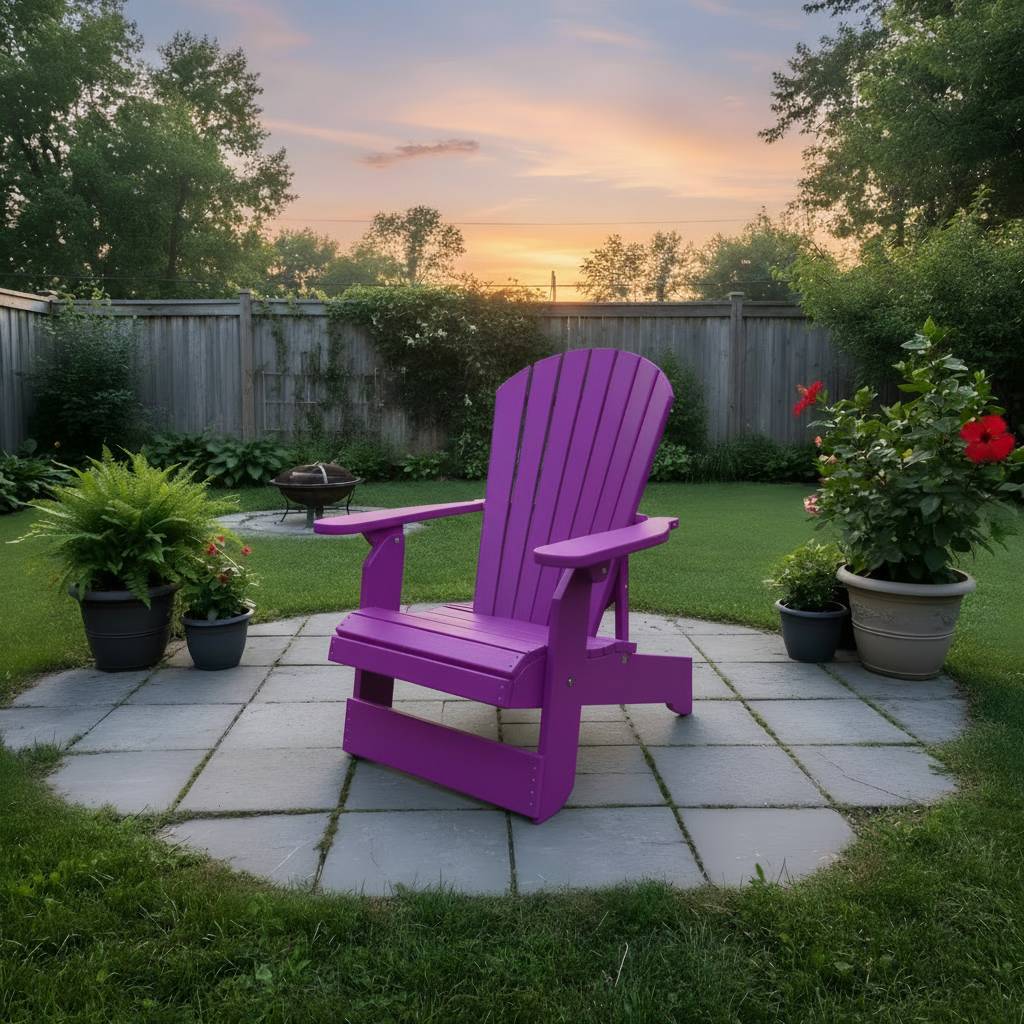 Poly-Luxe Royal Upright Reclining Muskoka Chair easiest to get in and out of (Large)