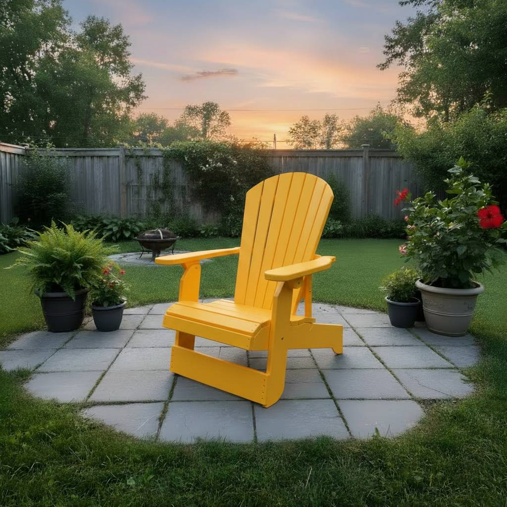 Poly-Luxe Royal Upright Reclining Muskoka Chair easiest to get in and out of (Large)