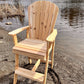 Wooden Bar Height Bistro Chair