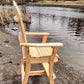 Wooden Bar Height Bistro Chair