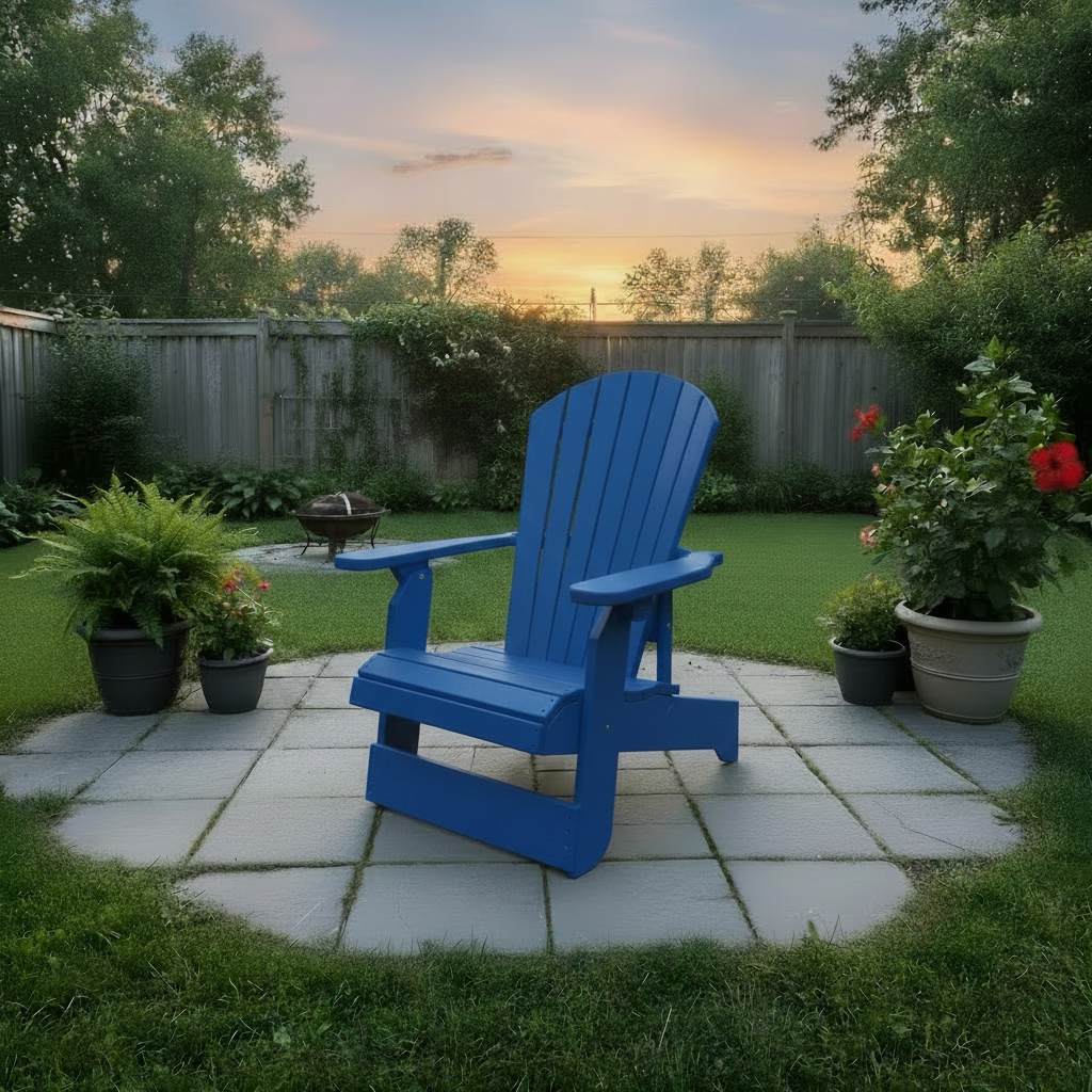 Poly-Luxe Royal Upright Reclining Muskoka Chair easiest to get in and out of (Large)