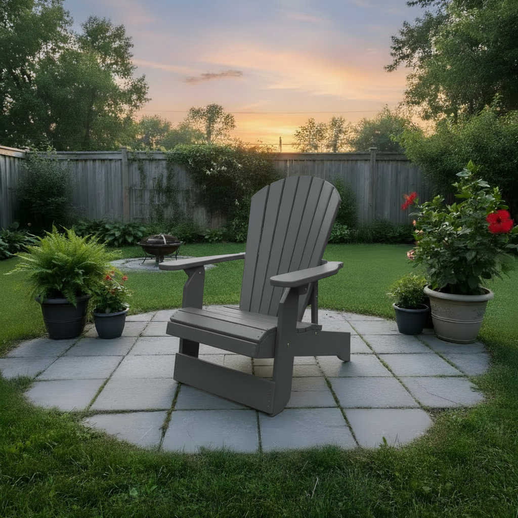 Poly-Luxe Royal Upright Reclining Muskoka Chair easiest to get in and out of (Large)