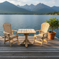 Dining Set for 2 with Pedestal Table