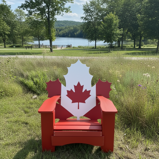 Canadian Edition Maple Leaf Muskoka Chair (Large)