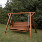 Wooden Family Porch Swing with Frame