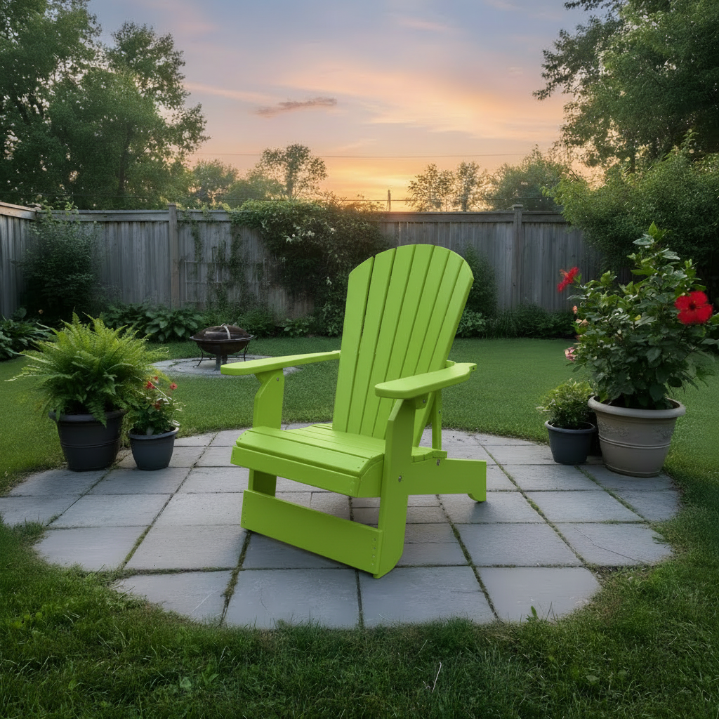 Poly-Luxe Royal Upright Reclining Muskoka Chair easiest to get in and out of (Large)