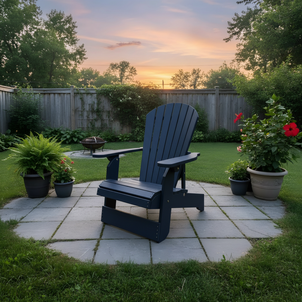 Poly-Luxe Royal Upright Reclining Muskoka Chair easiest to get in and out of (Large)