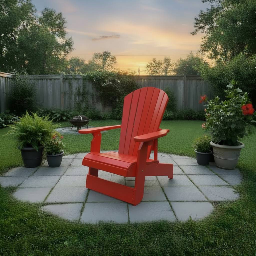 Poly-Luxe Royal Upright Reclining Muskoka Chair easiest to get in and out of (Large)