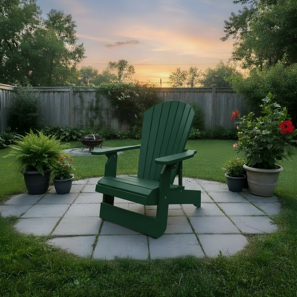 Poly-Luxe Royal Upright Reclining Muskoka Chair easiest to get in and out of (Large)