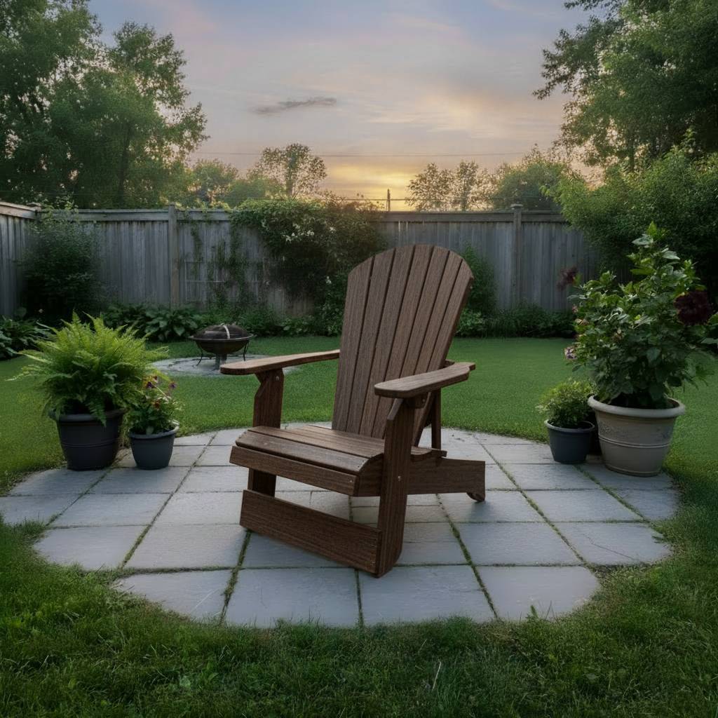 Poly-Luxe Royal Upright Reclining Muskoka Chair easiest to get in and out of (Large)